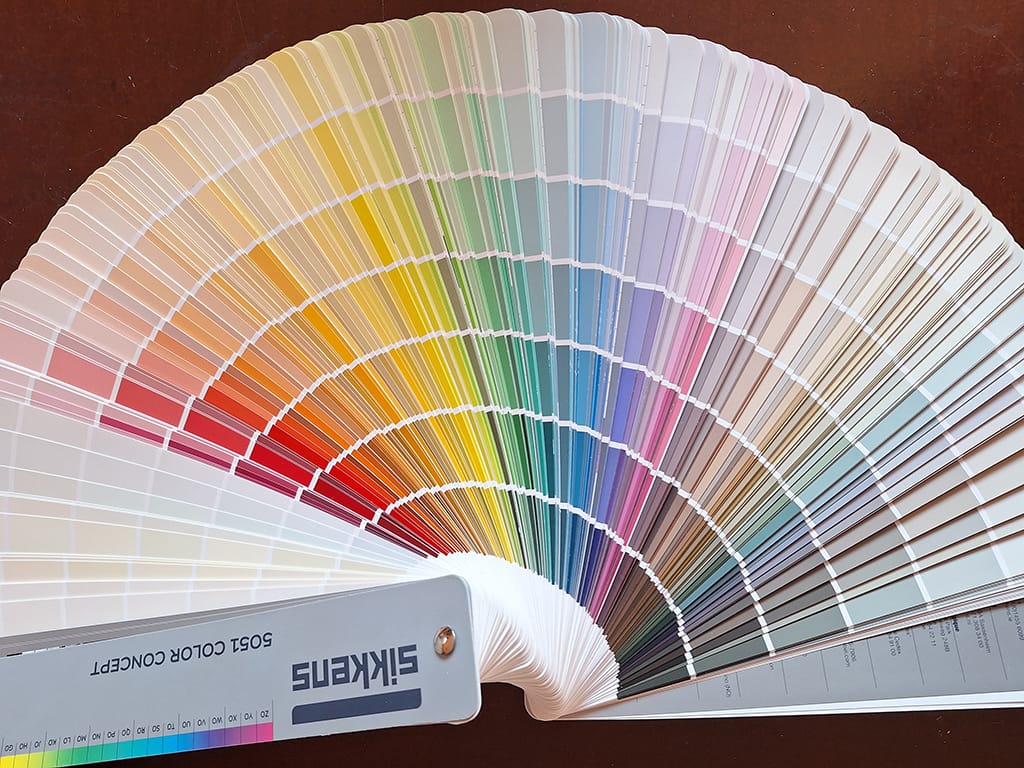kleuren waaier van sikkens